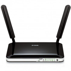 Router wireless D-Link DWR-921 , 300 Mbps , 802.11 b/g/n , Modem 3G si 4G , Negru foto