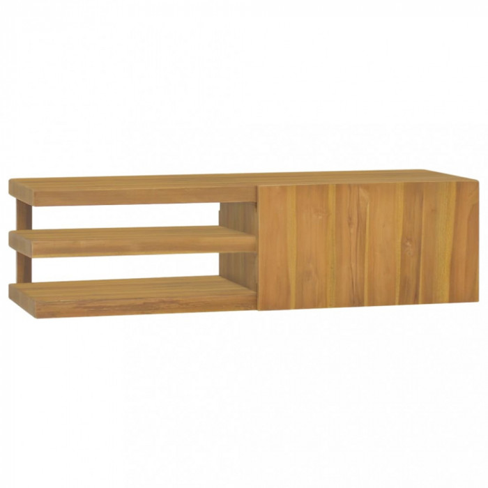 Dulap pentru baie de perete, 110x40x30 cm, lemn masiv de tec GartenMobel Dekor