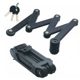 Antifurt bicicleta, modular pliabil, cheie, protectie anticoroziune, ATT-0110, Oem