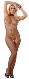 Catsuit-uri - Mandy Mystery Catsuit din Plasa cu Guler din Dantela - Small-Medium