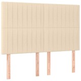 Cumpara ieftin Tablie de pat crem 144x5x118/128 cm, material textil