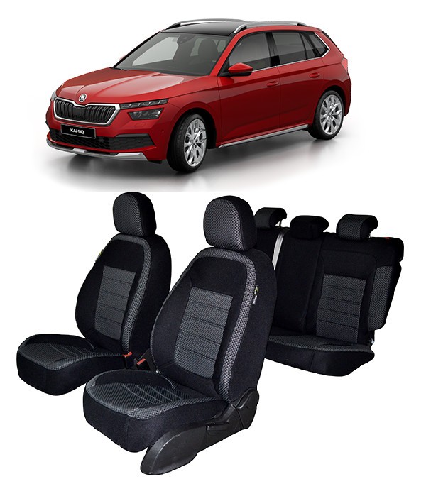 Set Huse scaune dedicate Skoda Kamioq (2020-2023 )