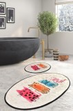 Cumpara ieftin Set Covor de baie (2 bucăți), Multicolor