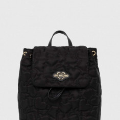 Love Moschino rucsac femei, culoarea negru, mic