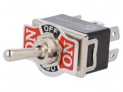 Comutator Basculant DP3T ON-OFF-ON 10A 250VAC foto