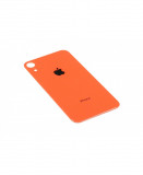 Capac Baterie Apple iPhone XR Roz, cu gaura pentru camera mare