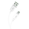 Cablu USB la MicroUSB XO NB119, 5A, 1m, Alb - Incarcare Rapida &amp; Transfer Date