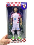 Figurina Modric fotbalist 22 cm echipament Croatia cu accesorii