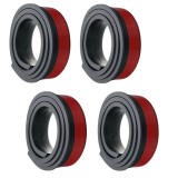 Set 4 buc. ornament protectie aripa din cauciuc culoare neagra, AVEX