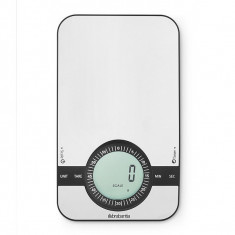 Cantar digital de bucatarie cu timer Brabantia, 5kg, 3xAAA, Inox foto