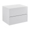 Noptiera montabila pe perete, 2 sertare, 40x29x30 cm, PAL, alb