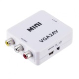 Convertor VGA2AV, VGA-3RCA, HDV-555, 196895