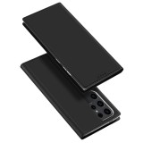 Husa flip samsung galaxy s24 ultra, dux ducis skin pro, smart pro magnet, negru