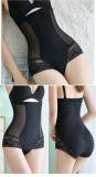 Chilot Modelator Talie Inalta Dantela Negru S/M, M, L Plasa Fina Semitransparenta Captusit
