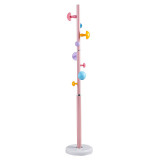 Cuier haine tip pom Violetta metal roz D31x167cm