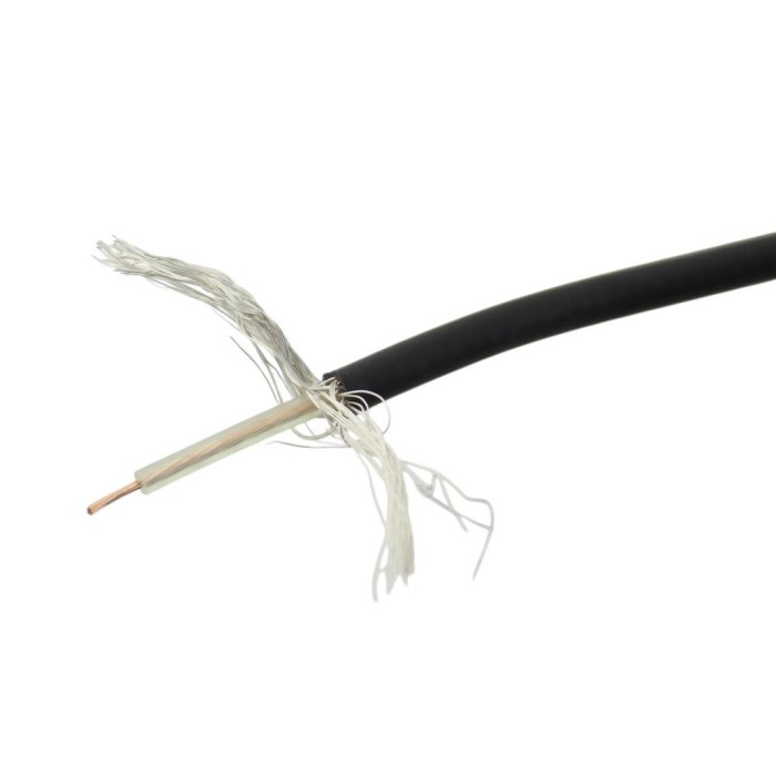 Cablu coaxial, RG174U, 1m, ecranat, 50&Omega;, TASKER, RG174A/U, T155978