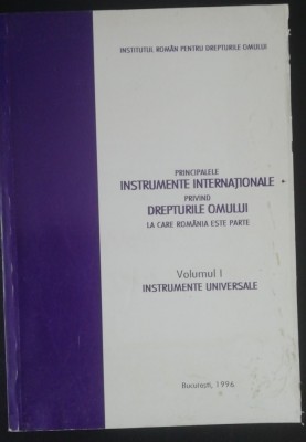 myh 36s - Instrumente internationale privind drepturile omului - ed 1996 foto
