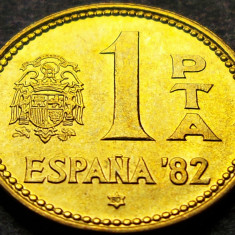Moneda 1 PESETA - SPANIA, anul 1980 *cod 1188 A = UNC