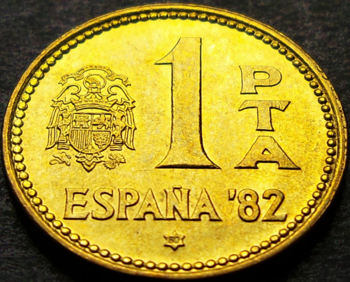Moneda 1 PESETA - SPANIA, anul 1980 *cod 1188 A = UNC