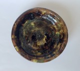 Vas din ceramică smălțuită, proveniență scandinavă, sf&acirc;rșit de secol 20