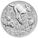 Australia 2024 &ndash; 1 dolar - 125-a aniversare a monetății Perth , 1 OZ - Monedă de argint