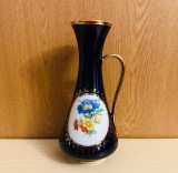 VAZA DIN PORTELAN ROYAL BAVARIA KPM GERMANY- HANDARBEIT ECHT COBALT H18,5CM