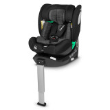 Scaun auto, Lionelo, i-Size Braam, 0-36 Kg, 40-150 cm, Cu isofix si picior de fixare, Protectie laterala, Rotire 360 grade, Ajustare spatar in 5 pozit