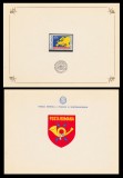 1974 Romania, Expozitia de maximafilie EUROMAX, carnet FDC de protocol LP 856