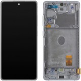 Cumpara ieftin Display cu Touchscreen Samsung Galaxy S20 FE G780, cu Rama, Alb, Service Pack GH82-24220B