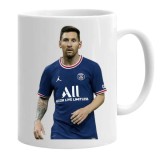 Cana alba personalizata &quot;Messi&quot;, INOVATIX&reg;. 330ml