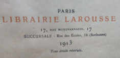 Petit Larousse Illustre 1913 - bogat ilustrata 5800 gravuri foto