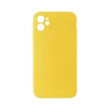 Husa Fresh Color silicon Samsung Galaxy A40 Galben + Cablu de date cadou, Gel TPU