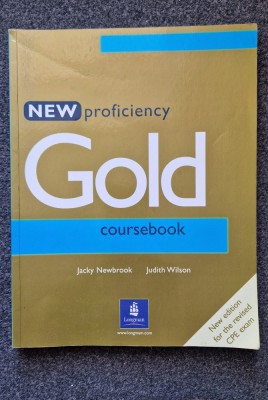 NEW PROFICIENCY GOLD COURSEBOOK foto