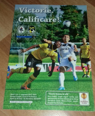 Program Fotbal Gaz Metan Medias KuPS Koupio 2011 Europa league bilet Romania foto