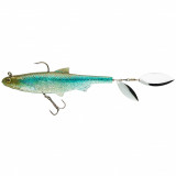 Nălucă flexibilă SHAD cu paletă pescuit cu năluci ROACHSPIN 150 spate albastru, Caperlan