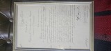 An 1868 , decret semnat olograf de Regele Carol I ... numire procuror la INALTA CURTE DE CASATIE SI JUSTITIE
