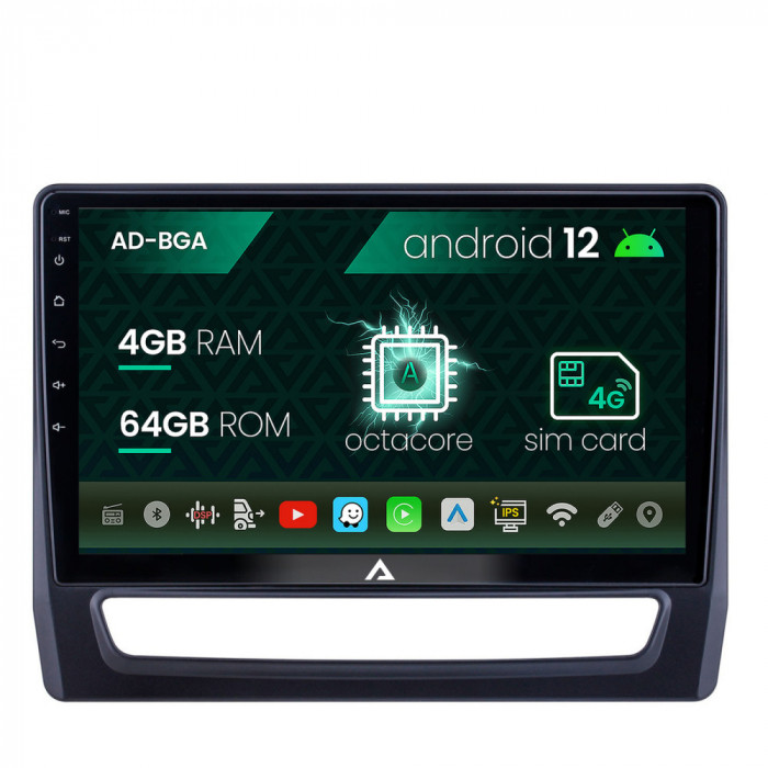 Navigatie Mitsubishi ASX (2019+), Android 12, A-Octacore 4GB RAM + 64GB ROM, 10.1 Inch - AD-BGA10004+AD-BGRKIT267V4