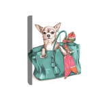 Cumpara ieftin Set de picutra pe numere model catelus, 40 x 50 cm, vopsea acrilica, multicolor