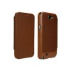 Husa Mercury Fancy Flip Samsung Galaxy S4 Brown Blister, Cu clapeta, Piele Ecologica