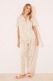 women&#039;secret pijamale de bumbac culoarea roz, bumbac, 3599217