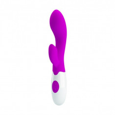 Strălucitorul - Vibrator iepuraș cu 30 de funcții de vibrație 19cm