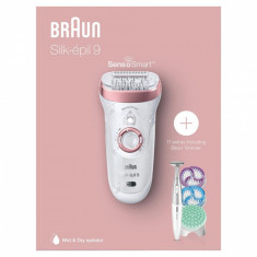 Epilator Braun Silk-epil SensoSmart SkinSpa, 40 pensete, accesorii incluse foto