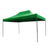 Cort tip pavilion metalic pentru gradina, impermeabil 3&times;4.5 metri, verde Z-TOOLS / ZTS5666