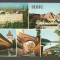 CPIB 17793 CARTE POSTALA - SIBIU. IMAGINI DIN ORAS, AUTOBUZ, BARCA