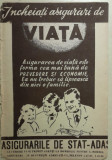 1954, reclamă ADAS asigurare de viata stalinism comunism romania D1