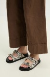 Answear Lab papuci femei, culoarea bej