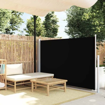vidaXL Copertină laterală retractabilă, negru, 140x300 cm 45353 foto