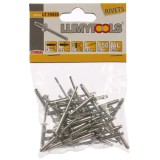 LumyTools LT70430 - Nituri pop cu cap bombat 4x19 mm 50 bucati
