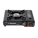 Aragaz camping portabil, 2.2 kw, Happy Home, aprindere piezzo, alimentare duala, rezerva gaz 227g sau butelie, GF-2435