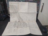 Hartă geologică, Carte geologique de la region comprise entre les vallees de R&icirc;șca R&acirc;șca et dl'Agapia levee.., annees 1937-1943, T. Joja, c. 1958, 181